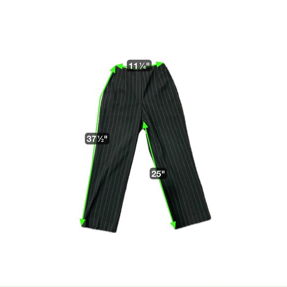 Talbots Petites Pinstriped Classic Straight Leg Dress Pants Size 6 Workwear - Picture 8 of 10